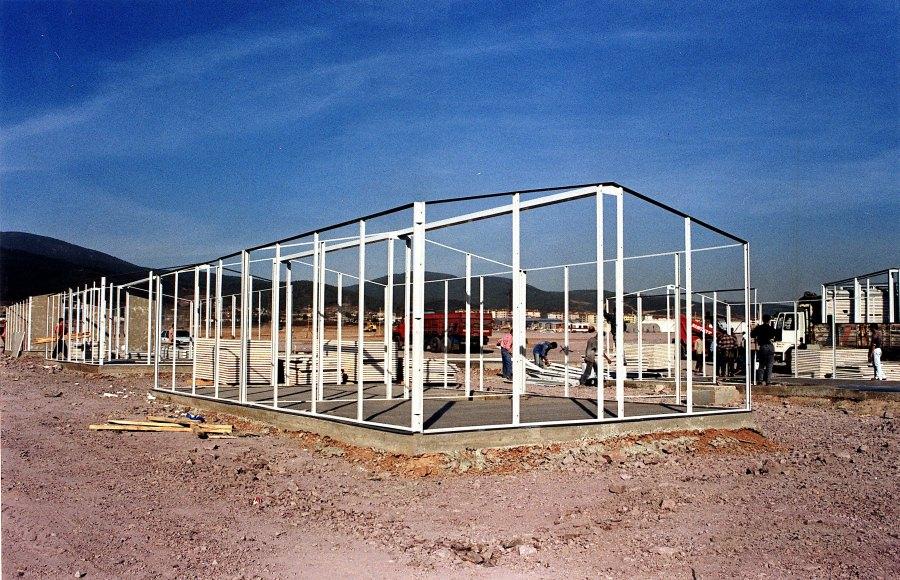 Construction site prefabricated building